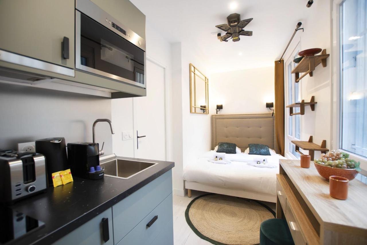 Guestready - Studio With Jacuzzi In The 10 Th Apartment Paris Bagian luar foto